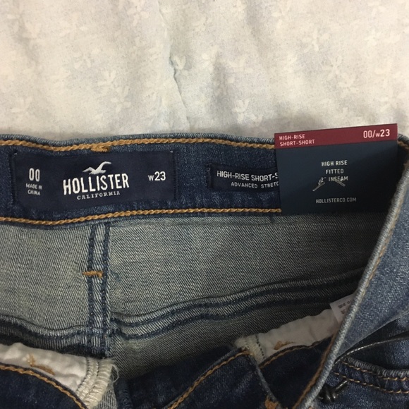 Hollister Advanced Stretch High-Rise Denim Short - Picture 6 of 6